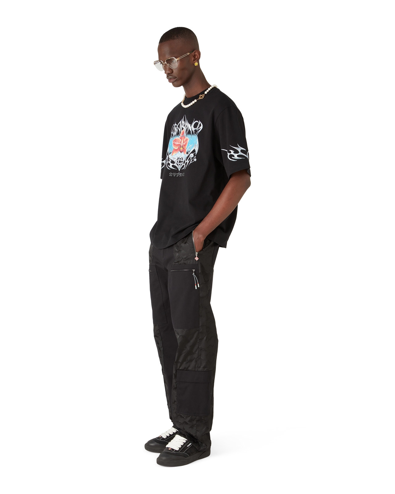 Blades Oversized Short Sleeve T-Shirt | Casablanca Paris - 3