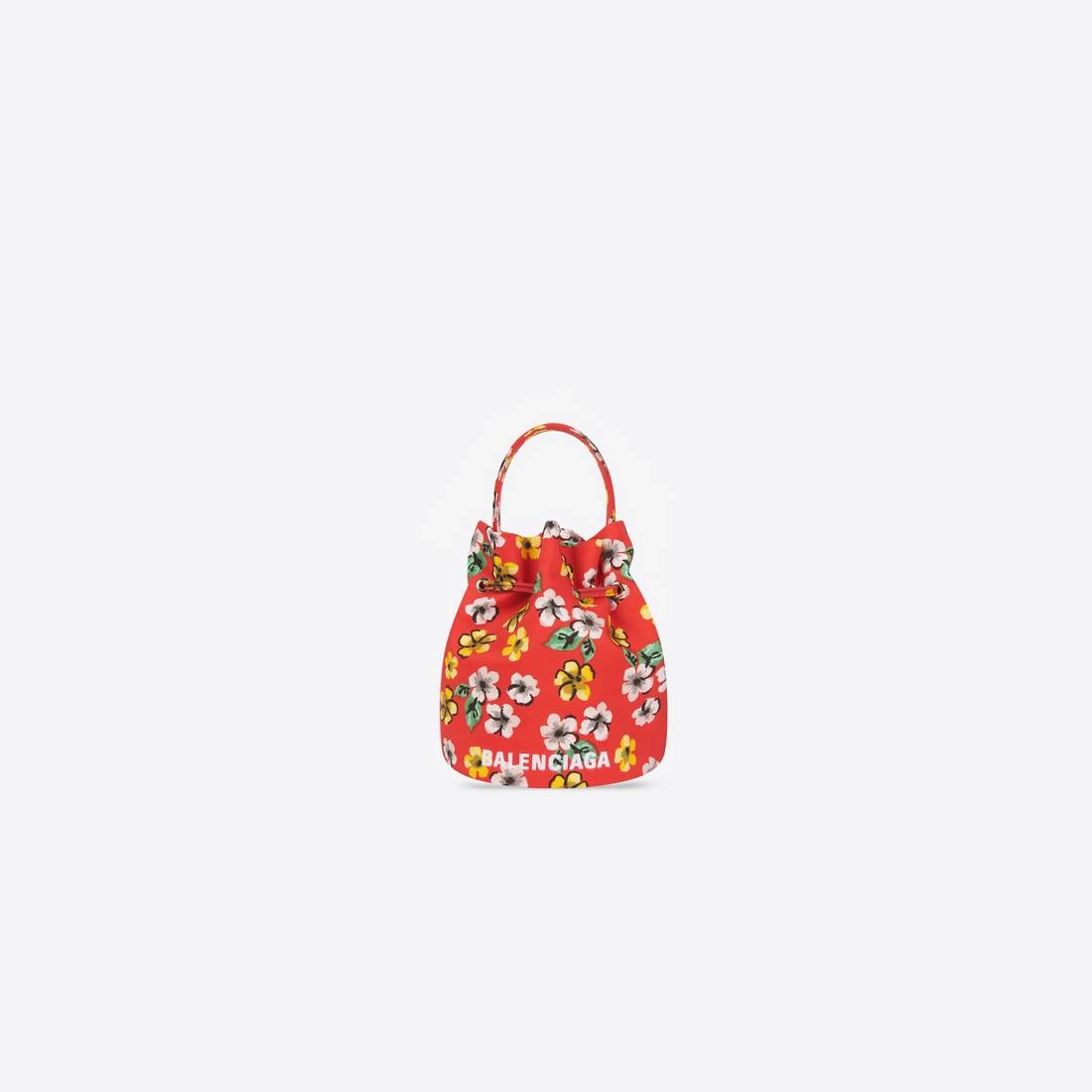 Women's Wheel Xs Drawstring Bucket Bag  in Red - 1