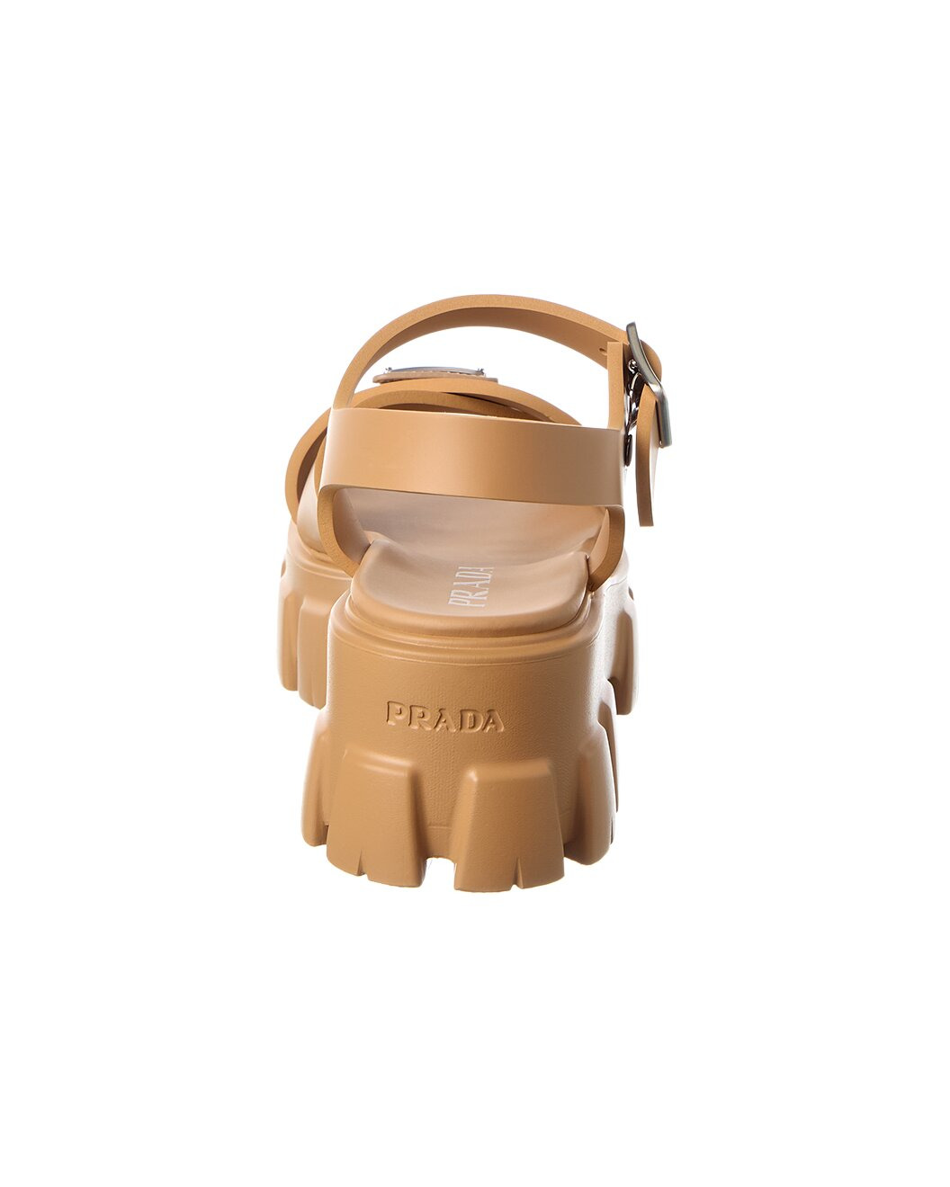 Prada Monolith Rubber Sandal - 3