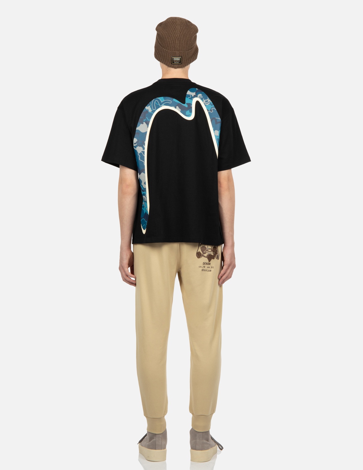 CAMOUFLAGE GODHEAD EMBROIDERY SWEATPANTS - 5