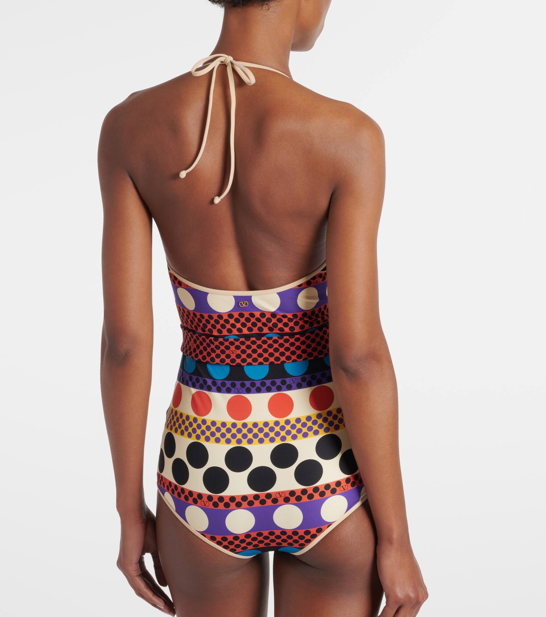 Escape belted polka-dot swimsuit - 3