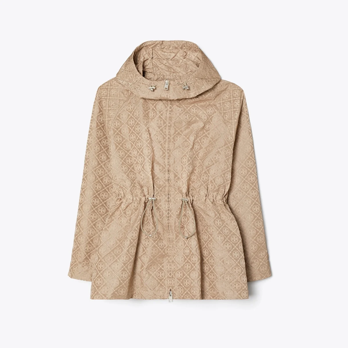 T Monogram Jacquard Cinched Jacket - 1