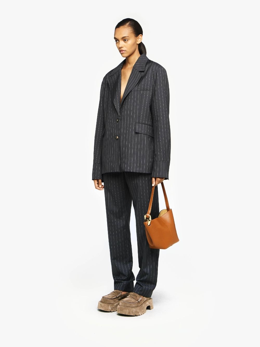 STRAIGHT LEG TAILORED TROUSERS - 4