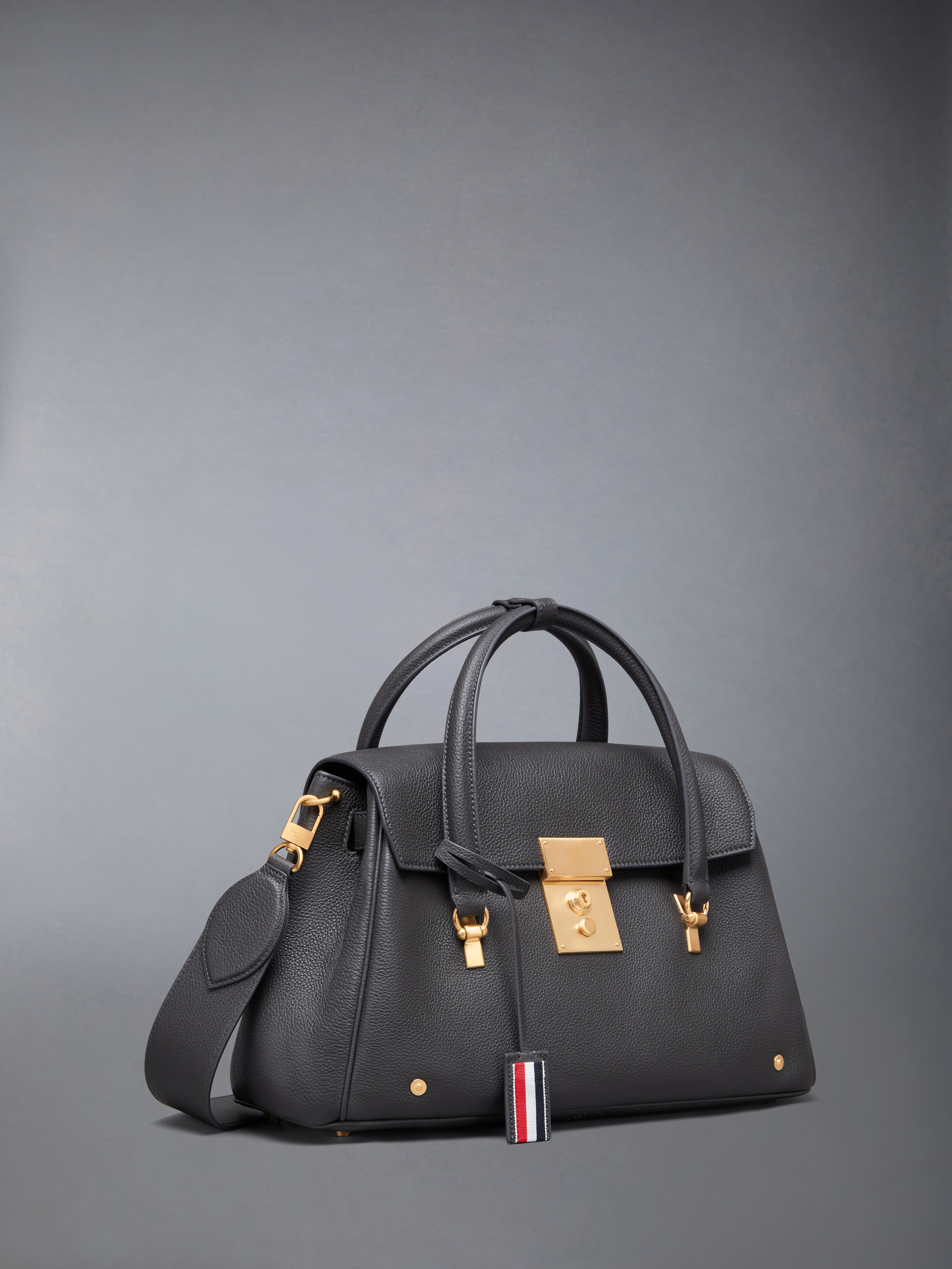 BOLTON BAG IN SOFT PEBBLE GRAIN LEATHER - 3