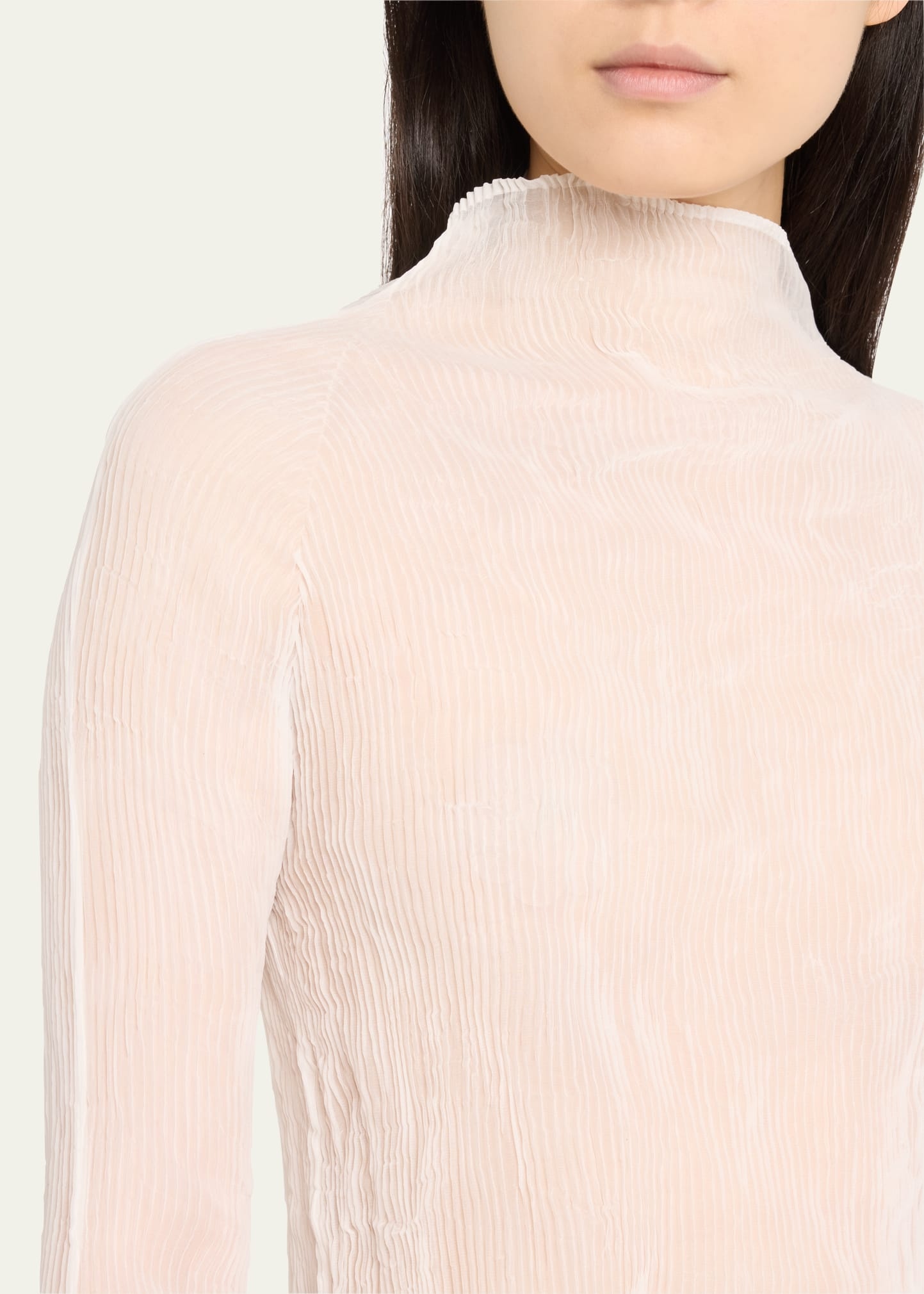 Chiffon Twist-38 Sheer Top - 5
