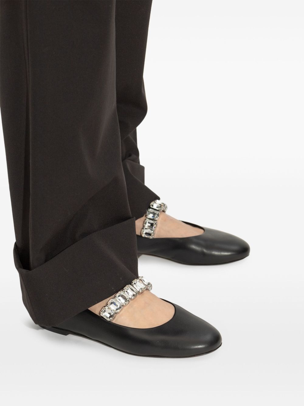 crystal-embellished ballet flats - 6