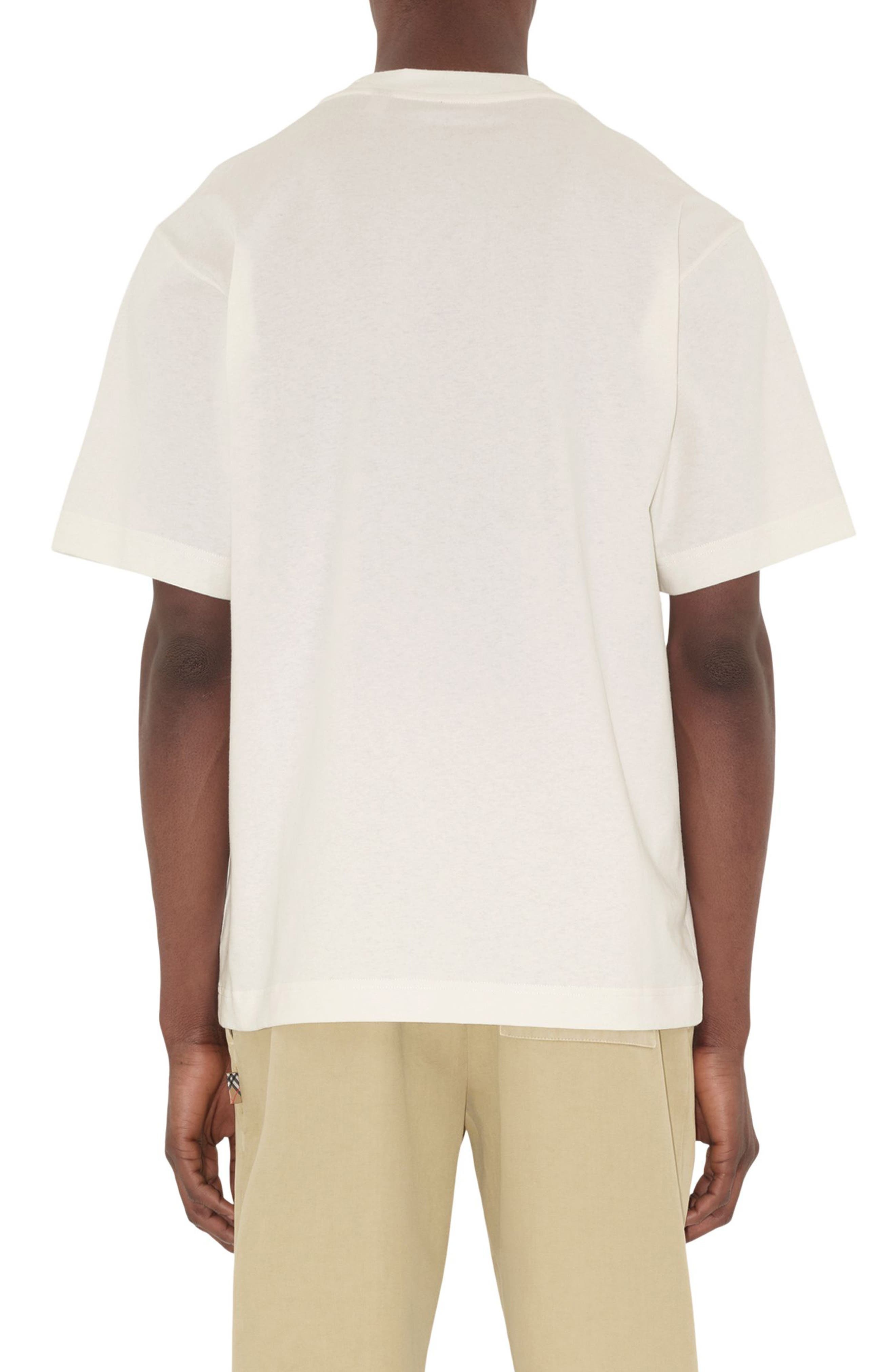 burberry Cross Stitch EKD T-Shirt in Chalk at Nordstrom - 2