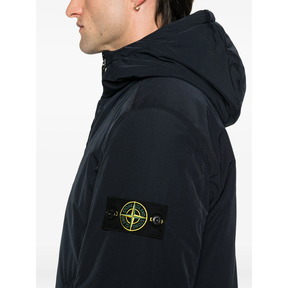 Stone Island Blue Jackets - Hooded Jackets Men - 4
