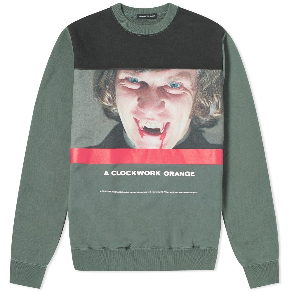 Undercover x A Clockwork Orange Face Photo Print Crew Sweat - 1