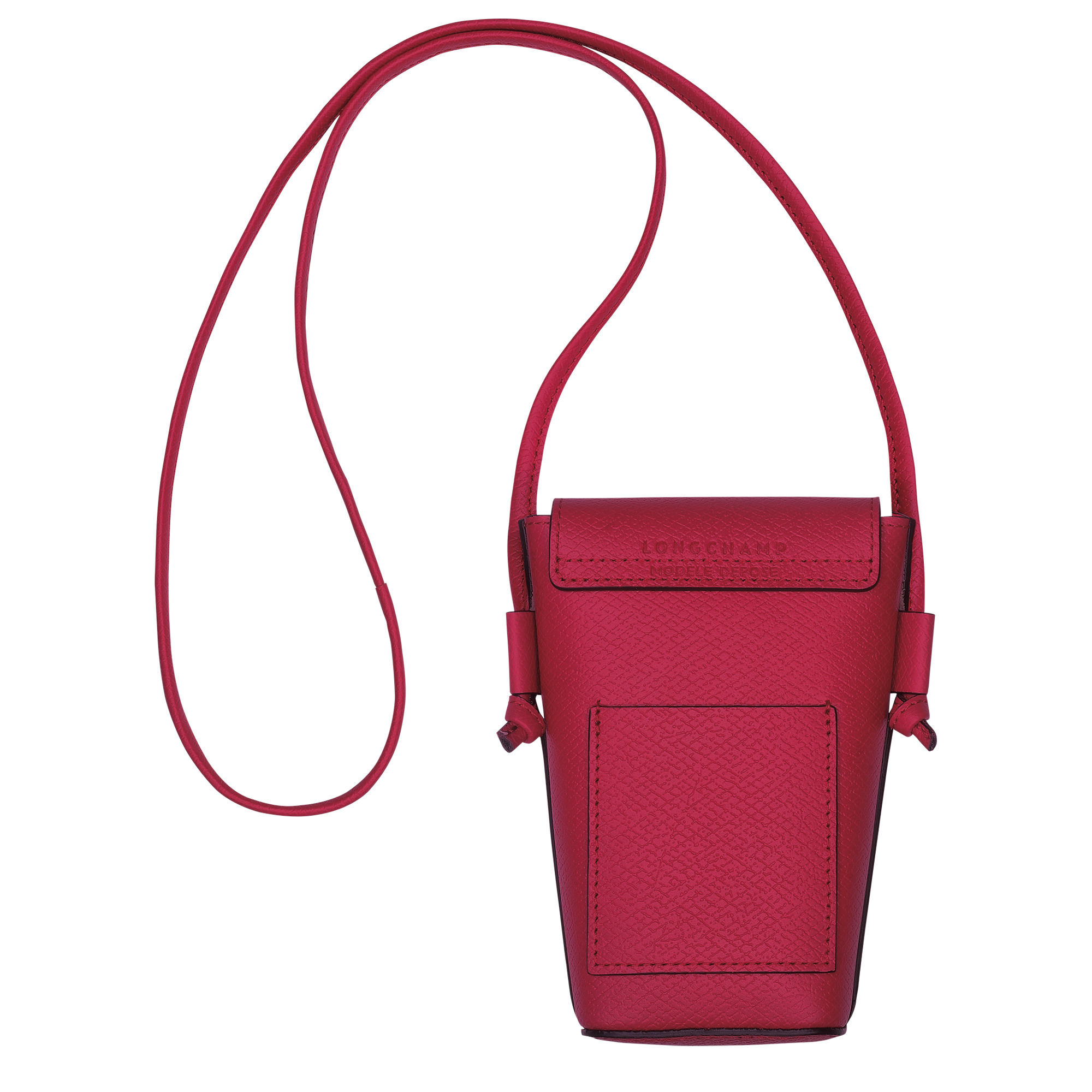 Épure Phone case with leather lace Magenta - Leather - 4