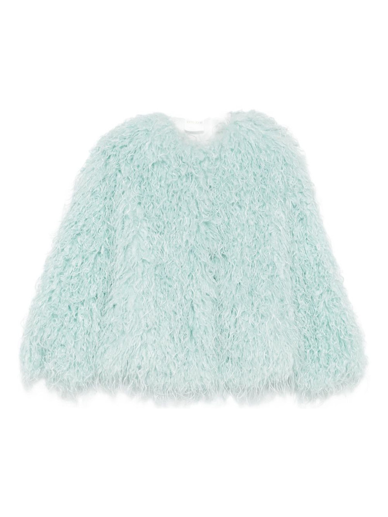 wave faux-fur jacket 1