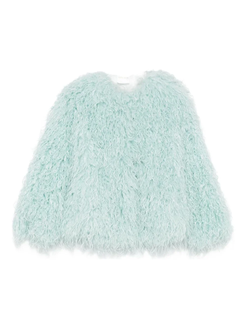 wave faux-fur jacket - 1