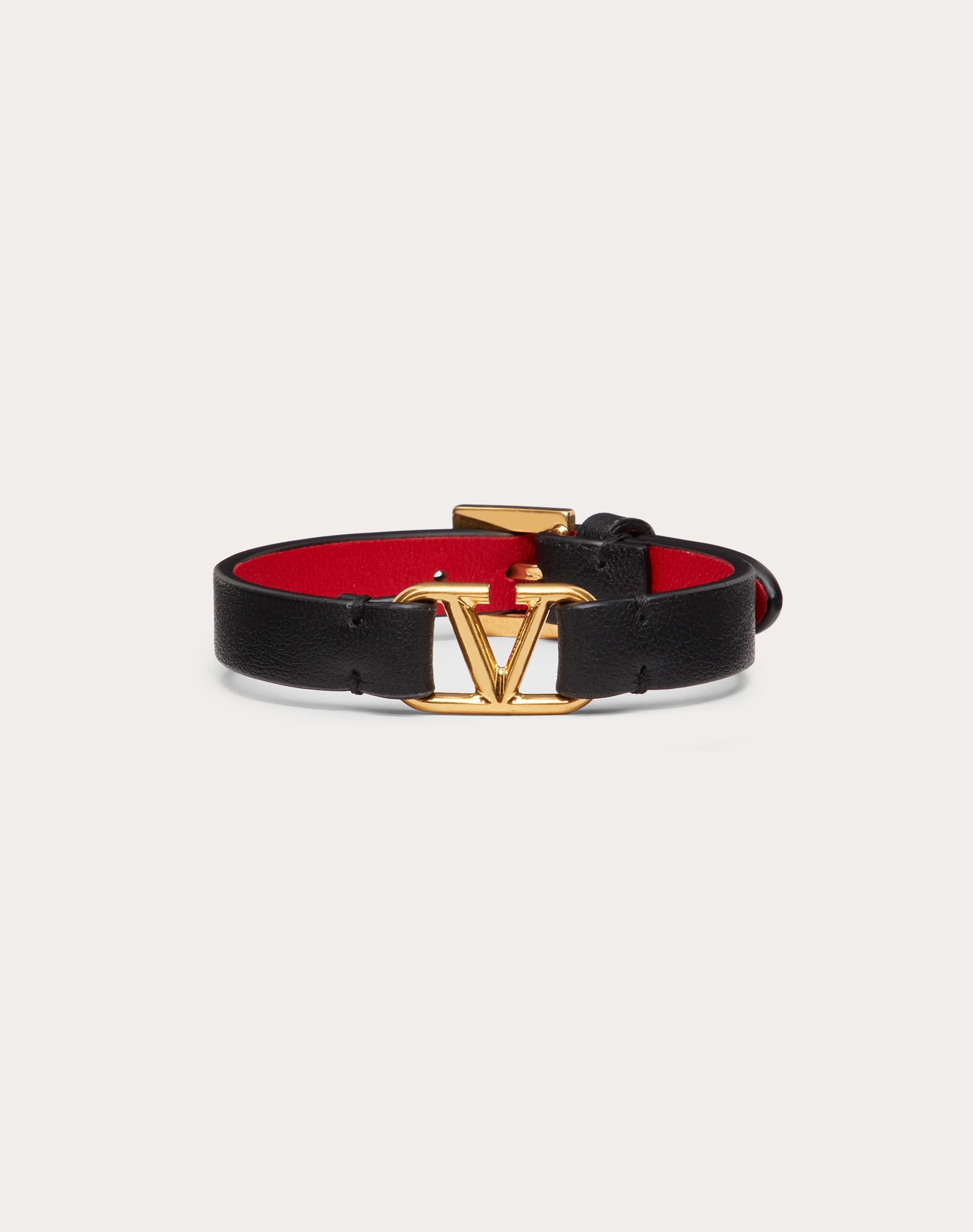 VLOGO SIGNATURE CALFSKIN BRACELET - 1