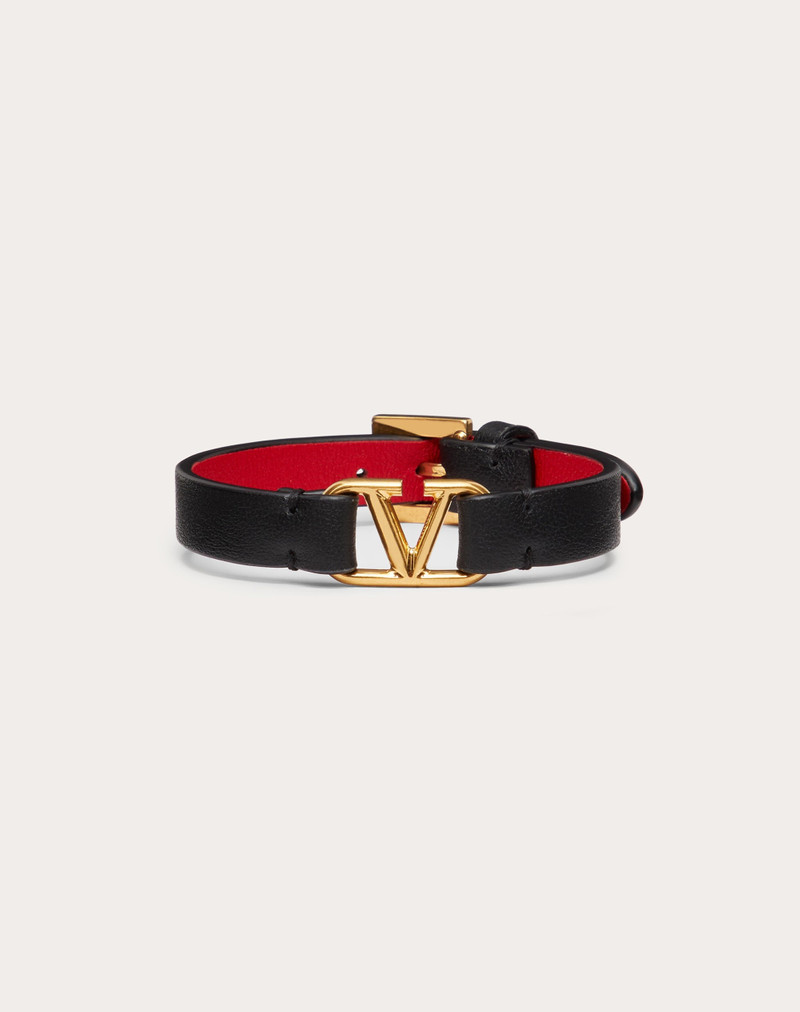 VLOGO SIGNATURE CALFSKIN BRACELET 1
