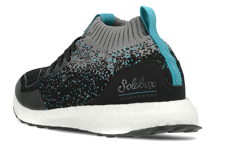adidas Solebox x Packer Shoes x UltraBoost Mid 'Core Black Energy Blue' CM7882 - 4