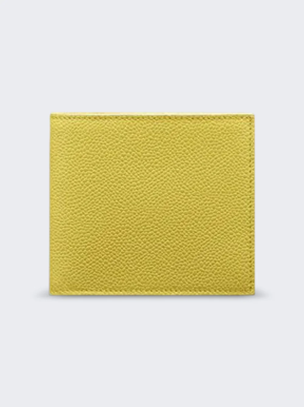 Pebble Grain Bifold Wallet Pastel Yellow - 1