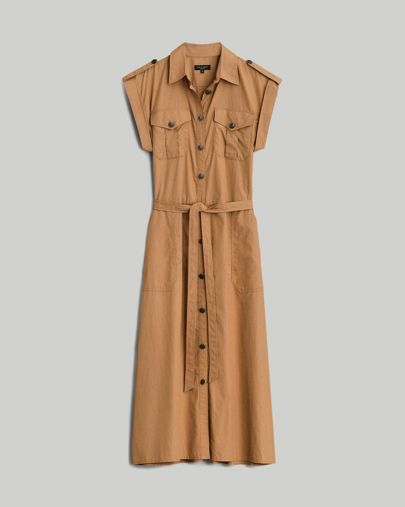 Roxanne Maxi Sleeveless Dress
Cotton Poplin Dress 1