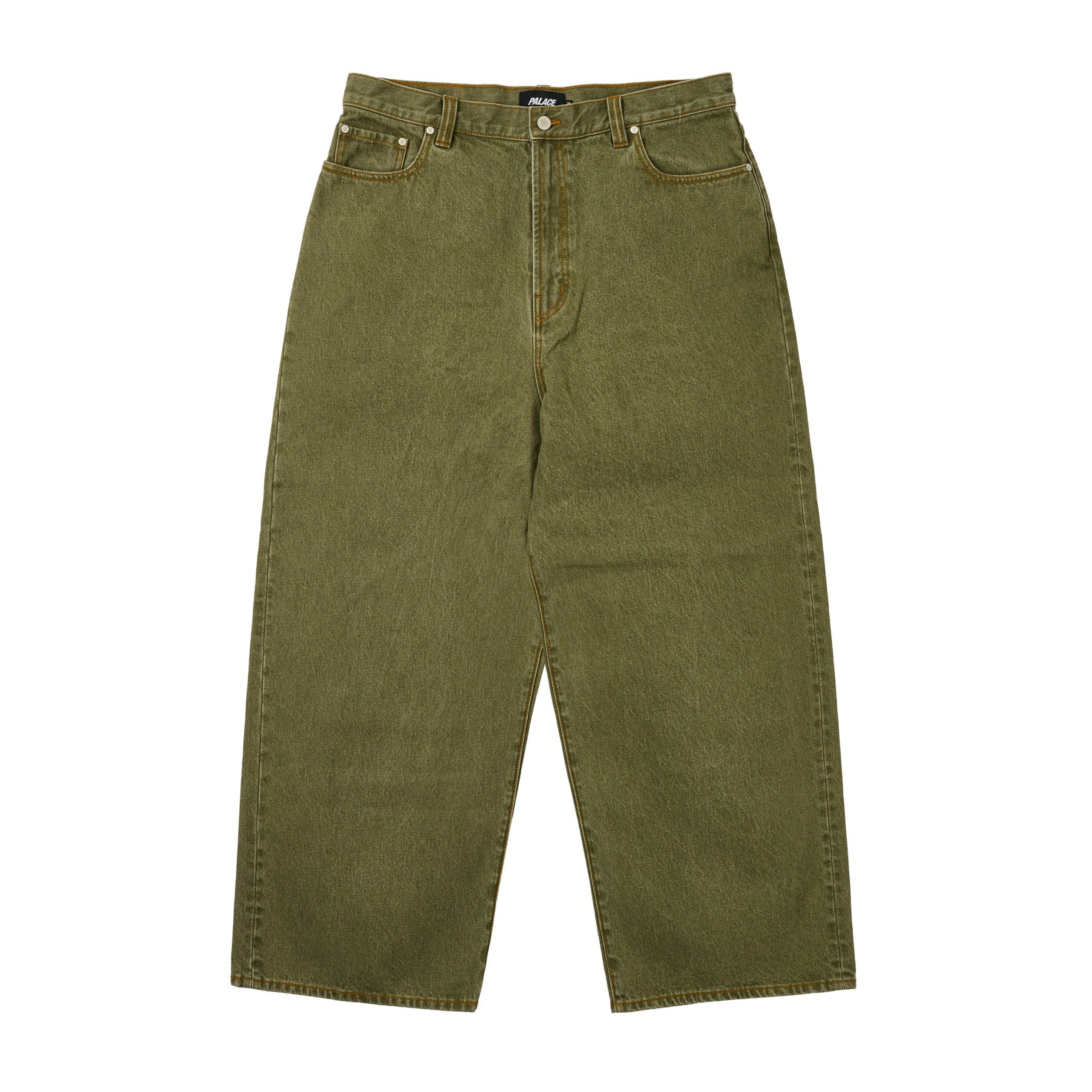 P100 SUPER BAGGY JEAN THE DEEP GREEN - 1