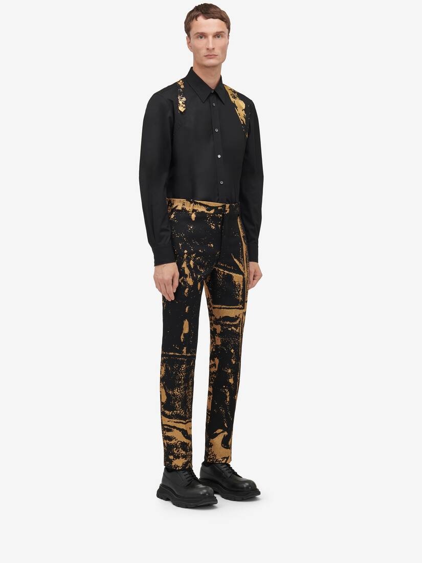 Men's Fold Harness Shirt in Black - 3