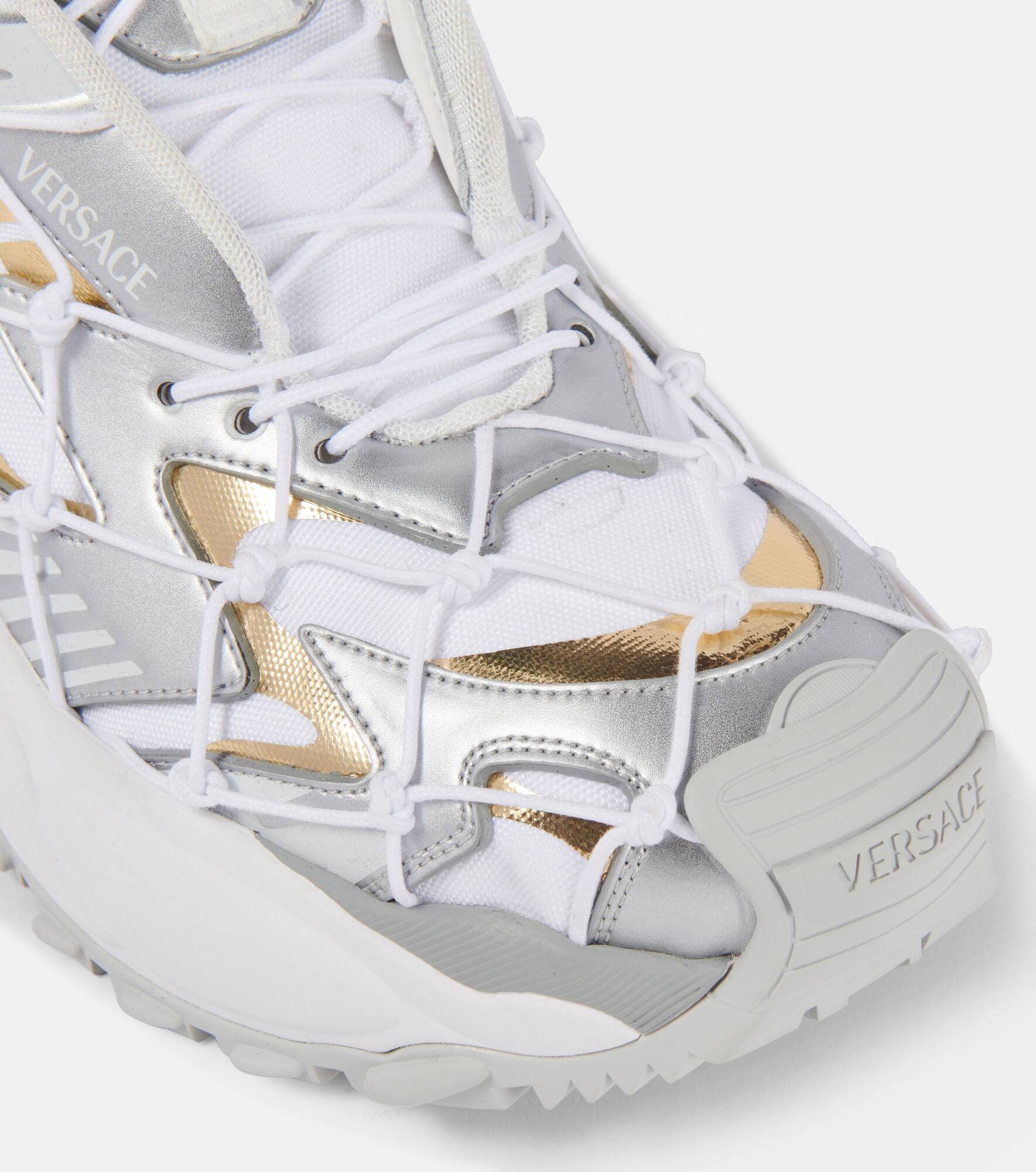Mercury leather-trimmed sneakers - 6