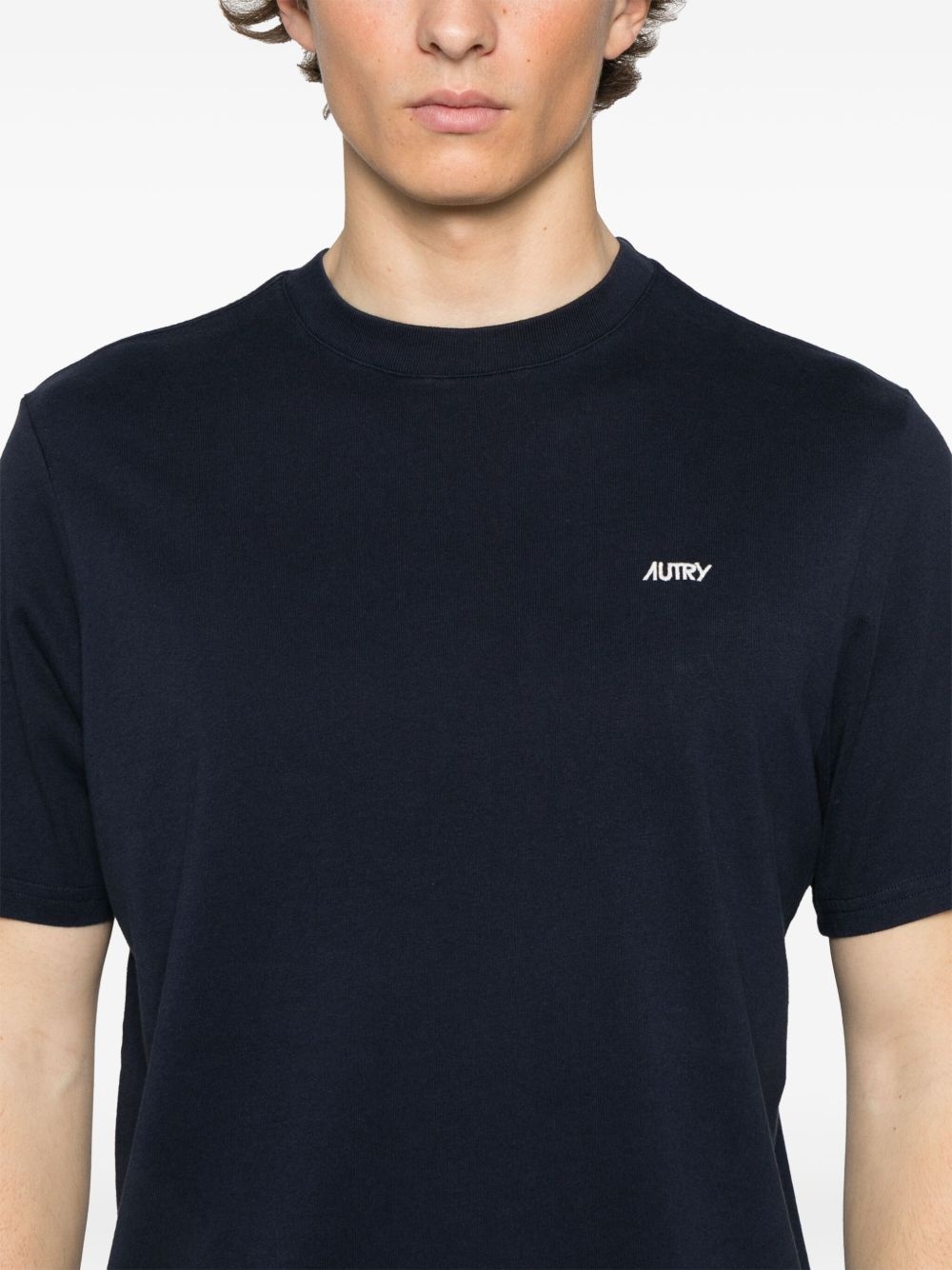 【送料&関税込】Autry T-shirt In Heavy Cotton AUTRY cotton T-shirt | REVERSIBLE