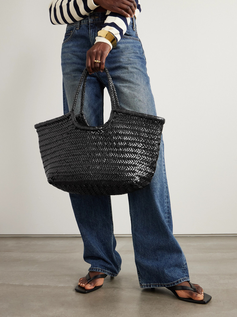 DRAGON DIFFUSION Nantucket Large Woven Leather Tote outlook