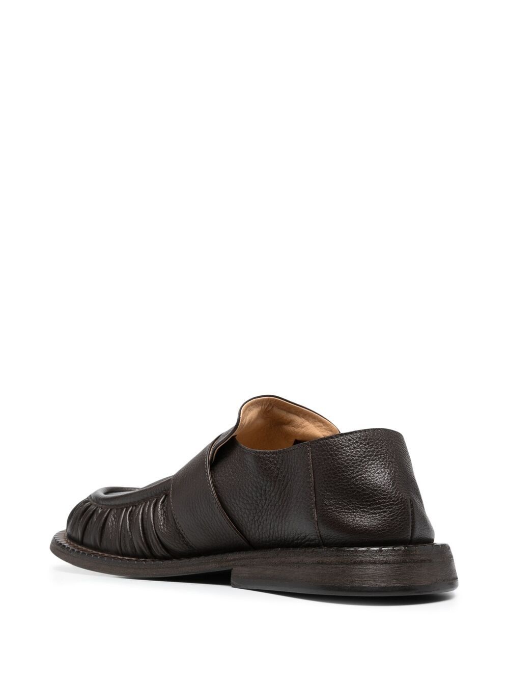 Estiva ruched leather loafers - 4