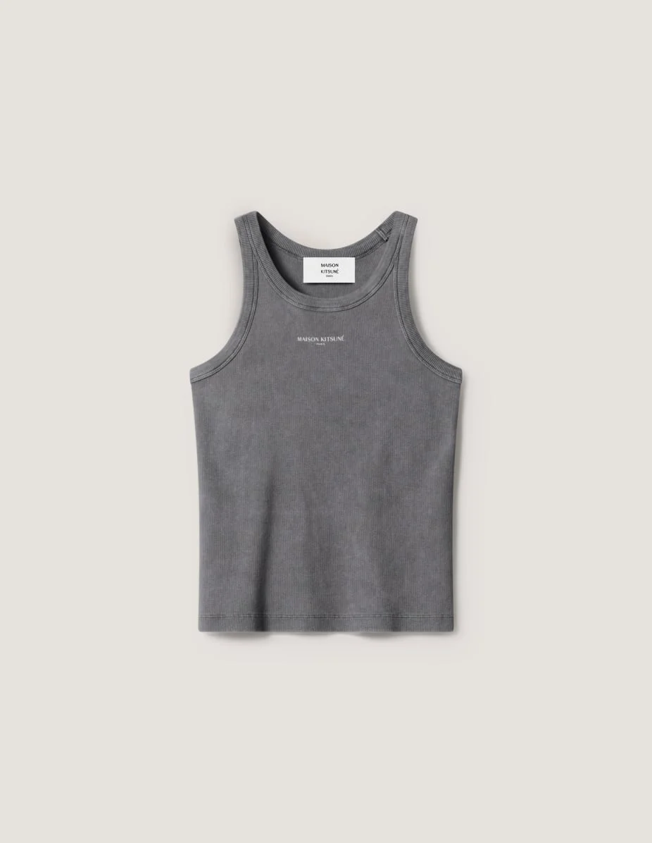 MAISON KITSUNE PARIS FADED TANK TOP - 1
