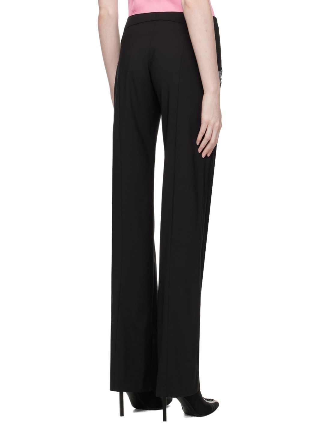 Black Tailoring Buckle Trousers - 3