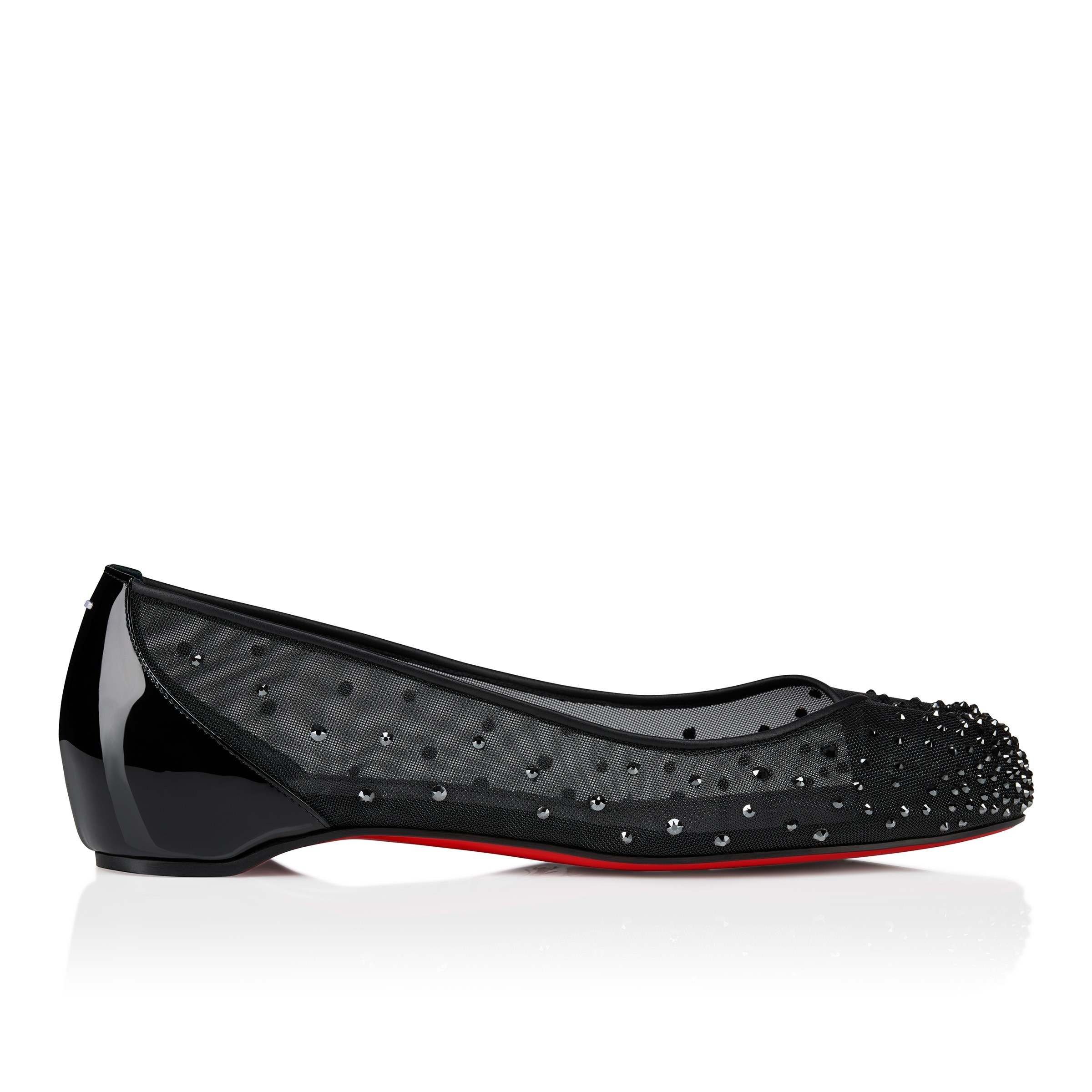 【Christian Louboutin】早いもの勝ち★Marlougiela フラット Christian Louboutin Marlougiela Strass | REVERSIBLE