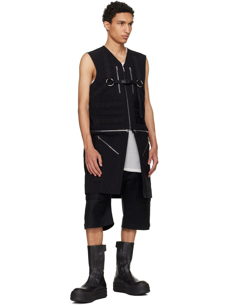Rick Owens Black Temple Blixa Utility Vest outlook