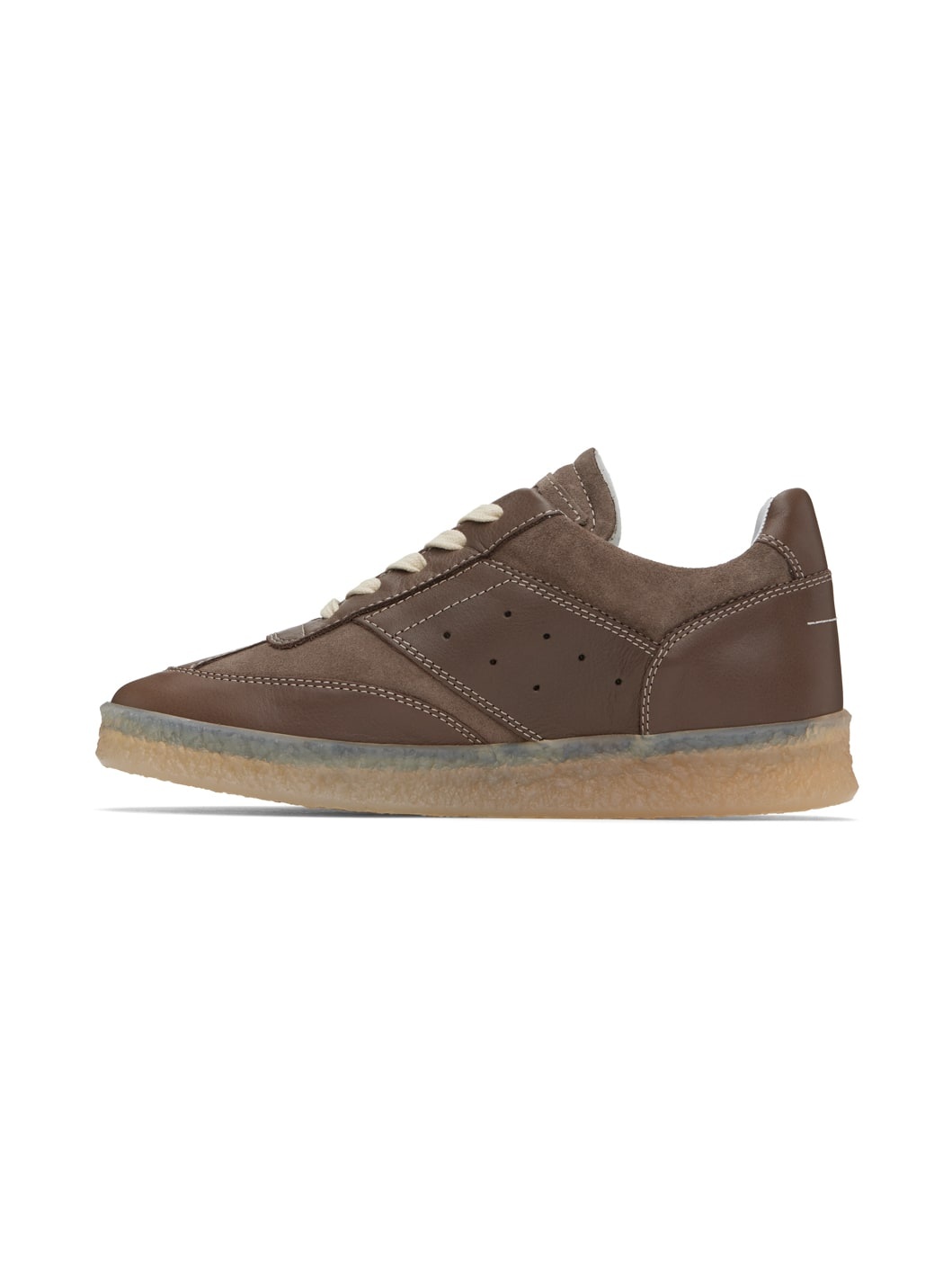 Taupe Crosta London & Mesh Sneakers - 3