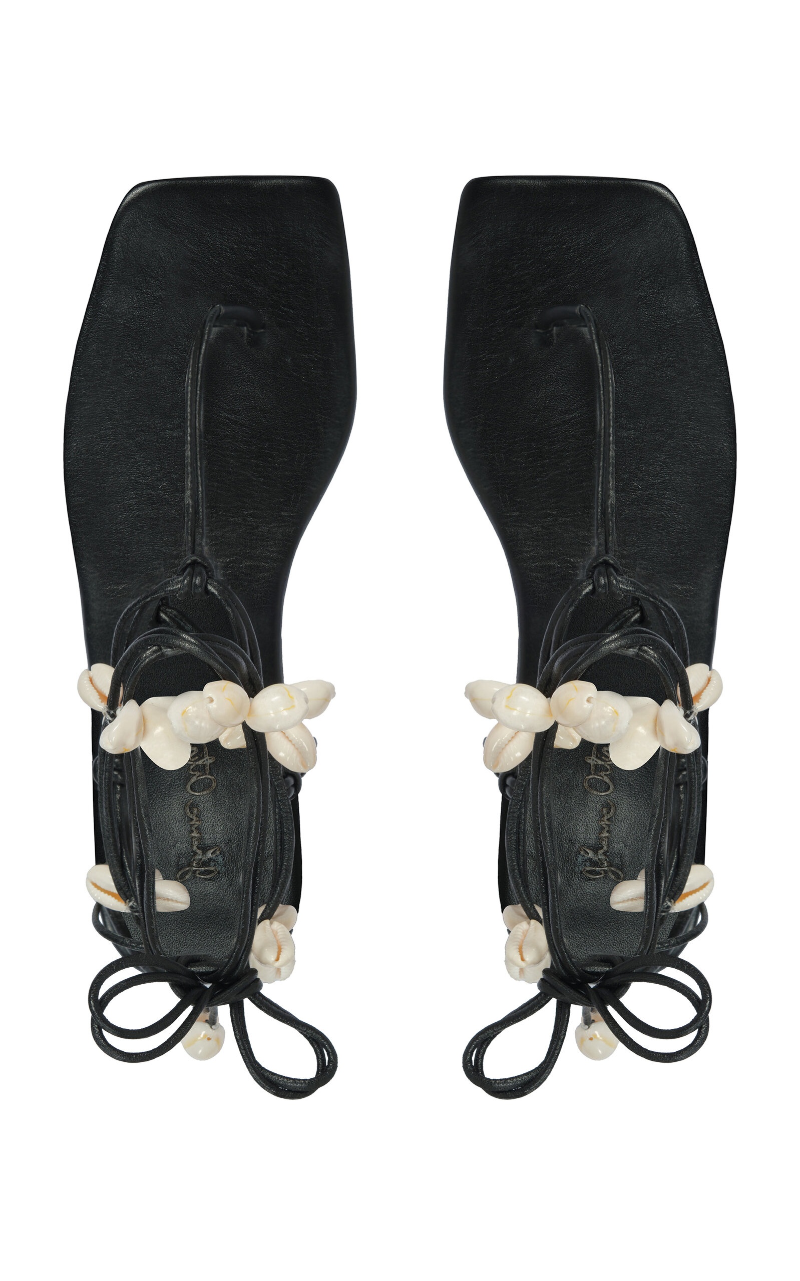 Amazonia Peruana Leather Sandals black - 5