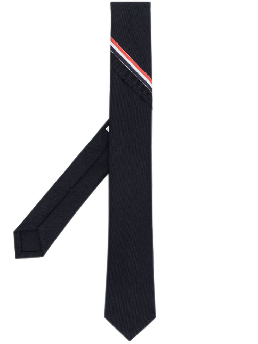 RWB-stripe wool tie - 1