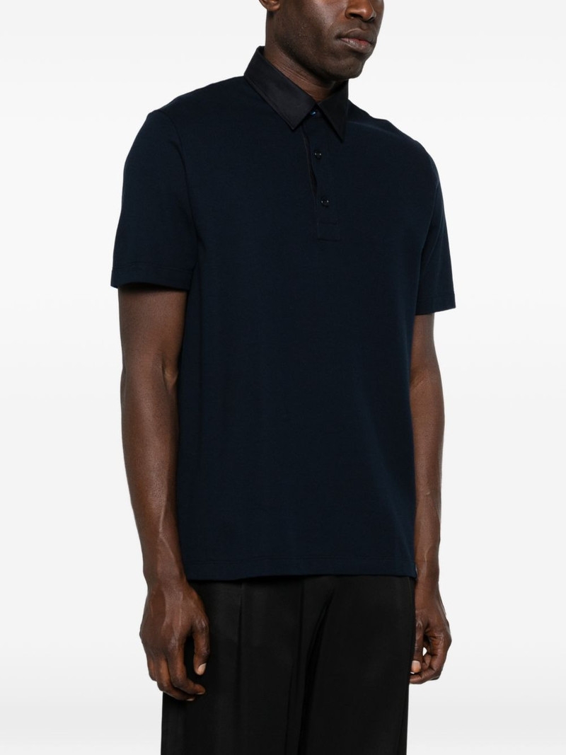 contrast-collar polo shirt 3