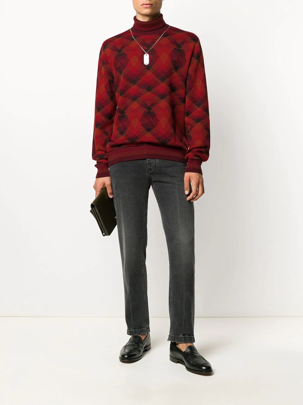 checked pattern jumper  - 2