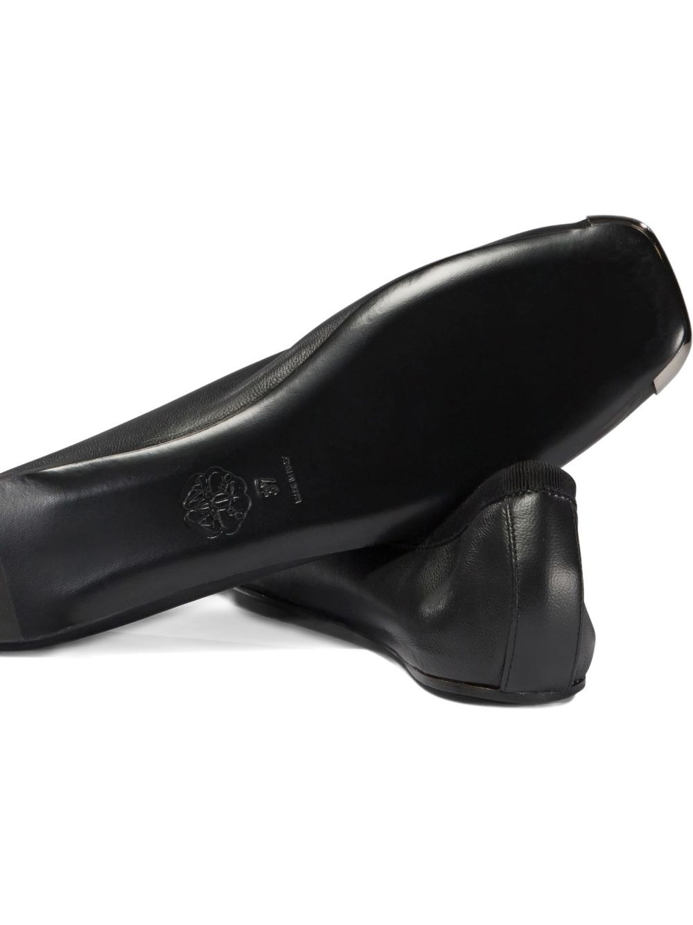 metal toe-cap ballet pumps - 5