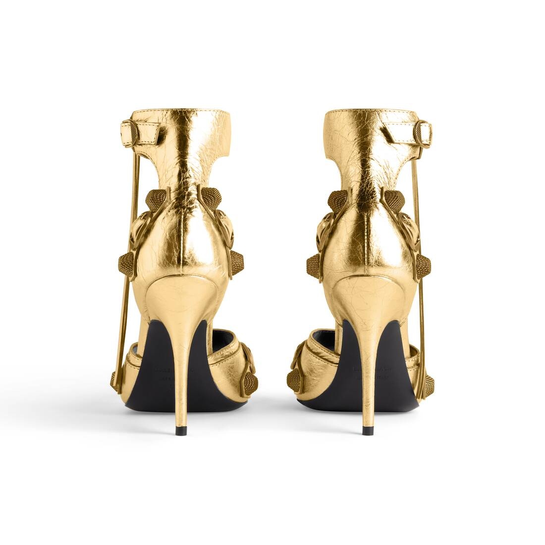 Women's Cagole 110mm Sandal Metallized in Gold - 5