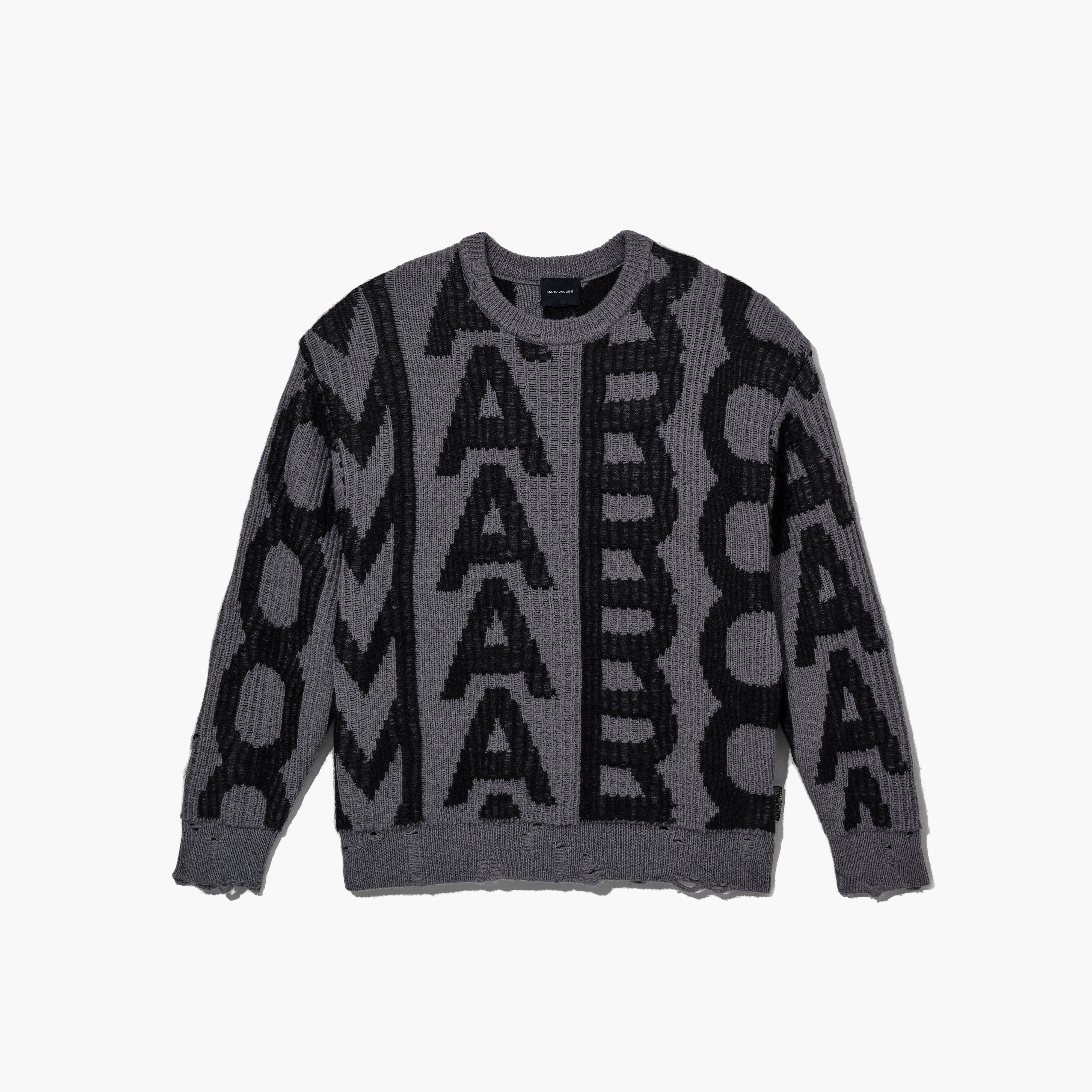 THE MONOGRAM DISTRESSED SWEATER - 1