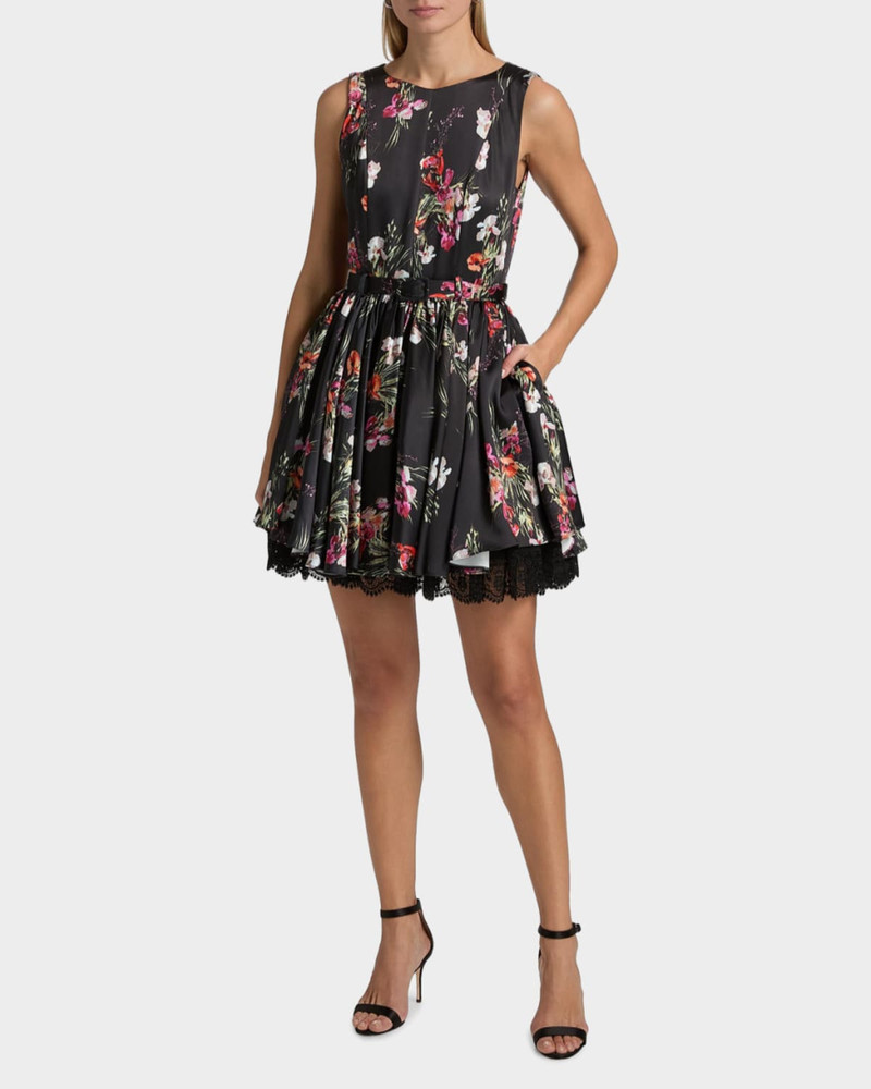 Cinq à Sept Caelia Iris Bouquet Minidress outlook