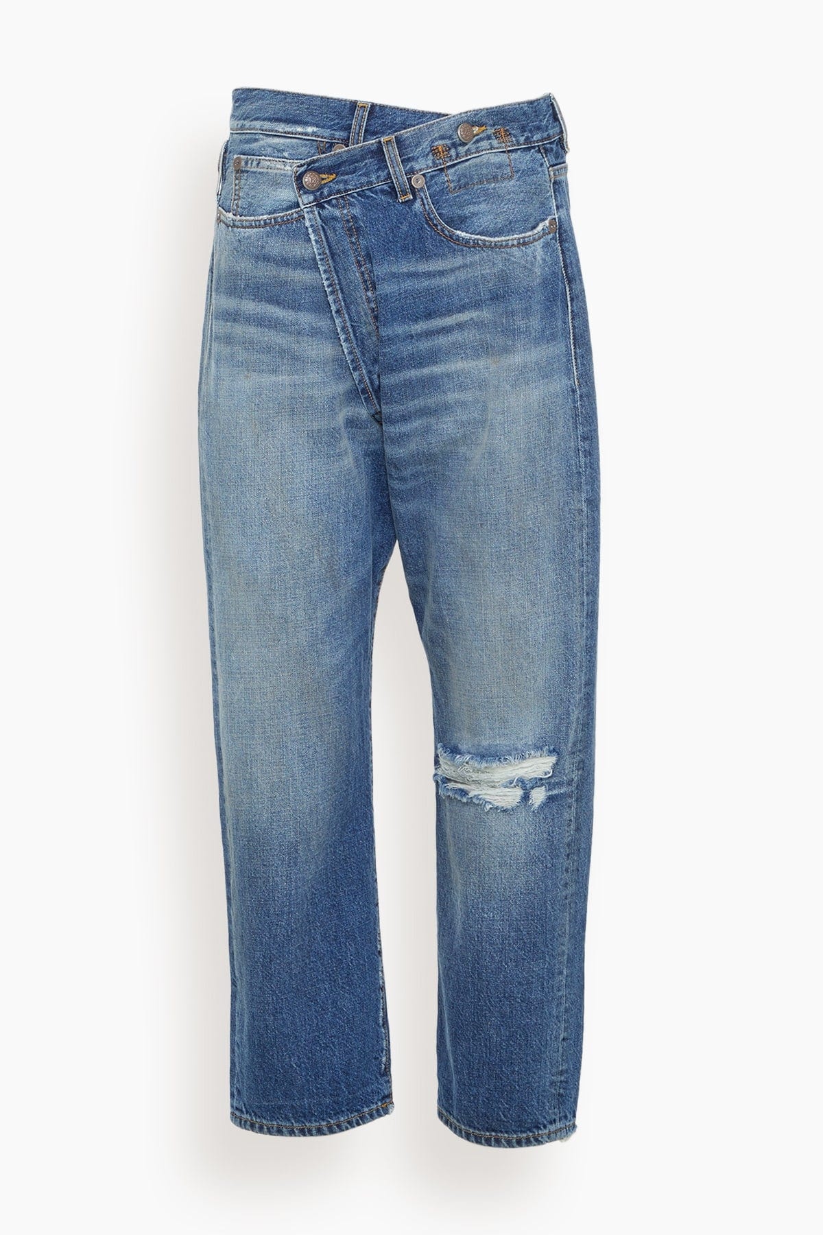 Crossover Jean in Amber Blue - 1