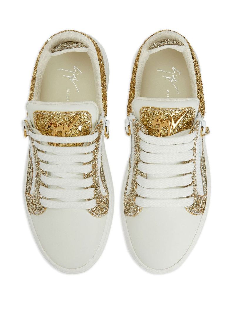 Gz94 glitter low-top sneakers 4