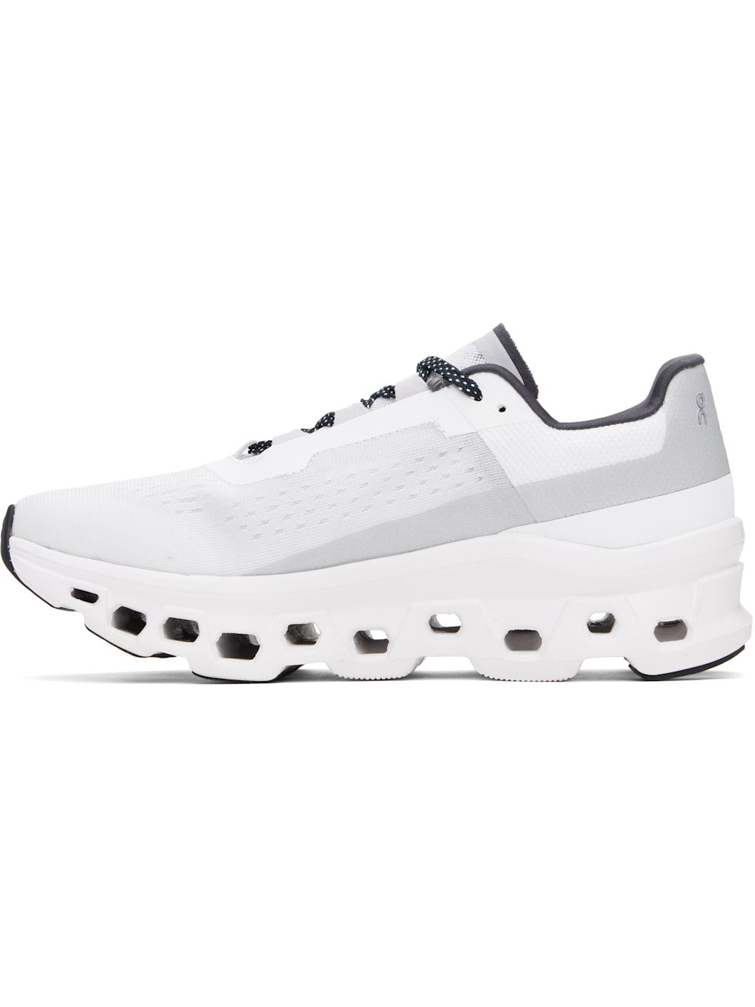 White & Gray Cloudmonster Sneakers - 3