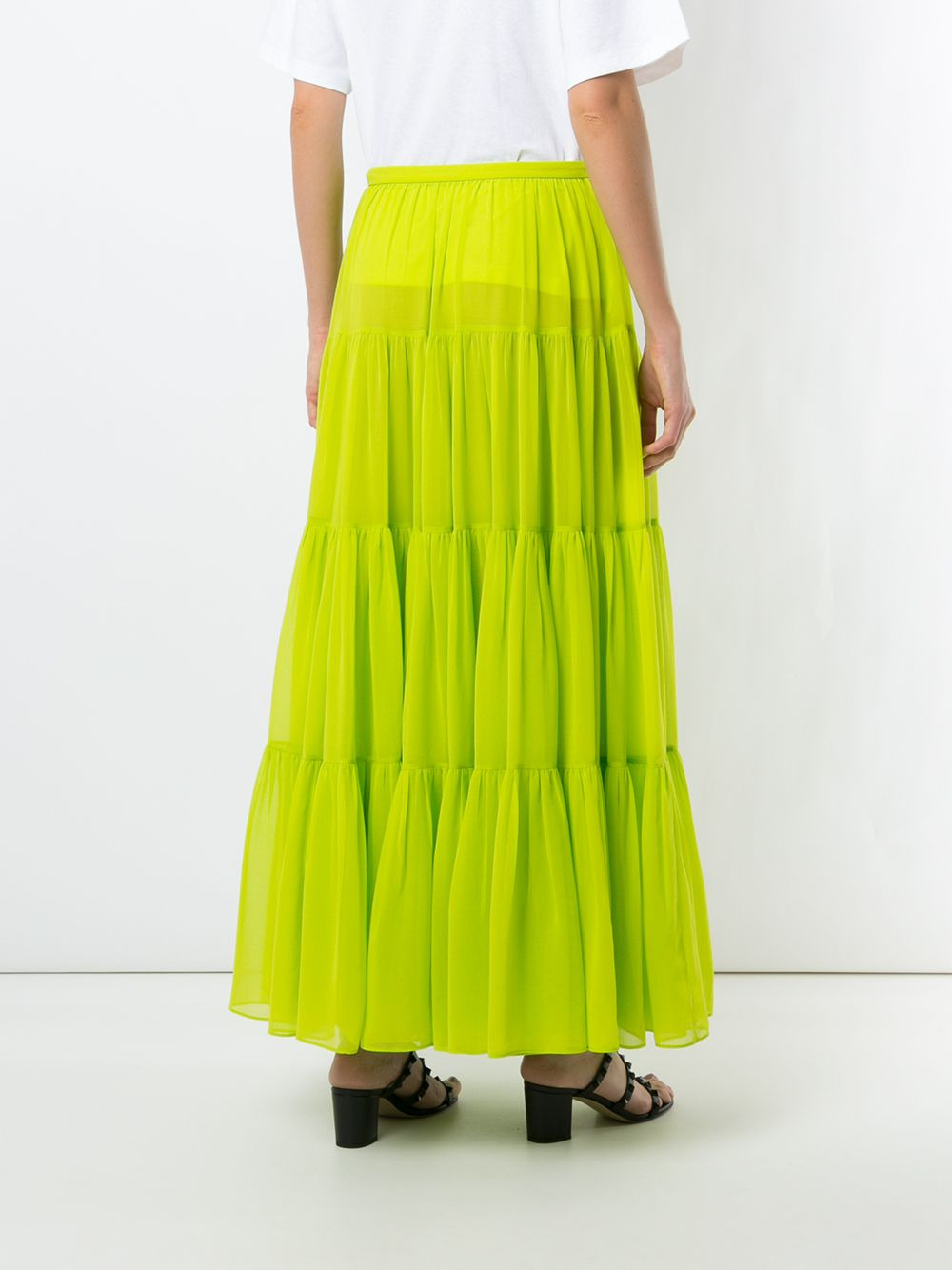 tiered maxi-skirt - 4