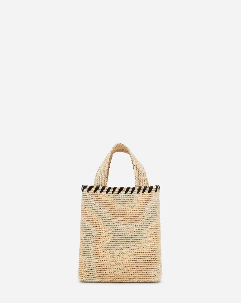 LANVIN NANO RAFFIA TOTE BAG 4