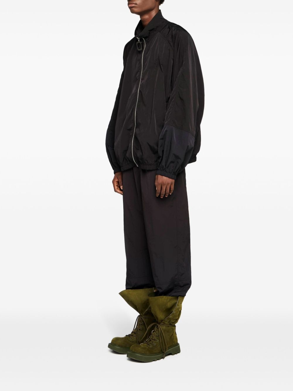 panelled track pants - 2