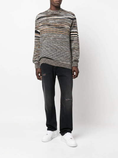 Missoni distressed straight-leg jeans outlook