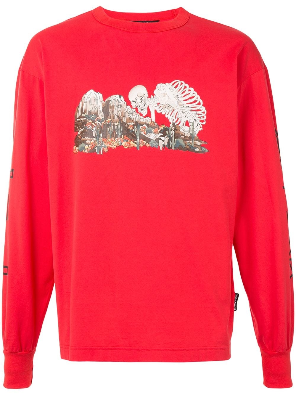 graphic print long-sleeved T-shirt - 1