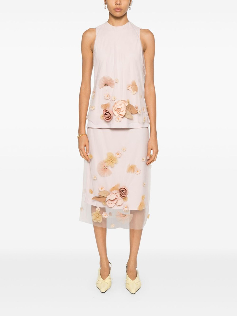 VIKTOR & ROLF floral-appliqué blouse outlook