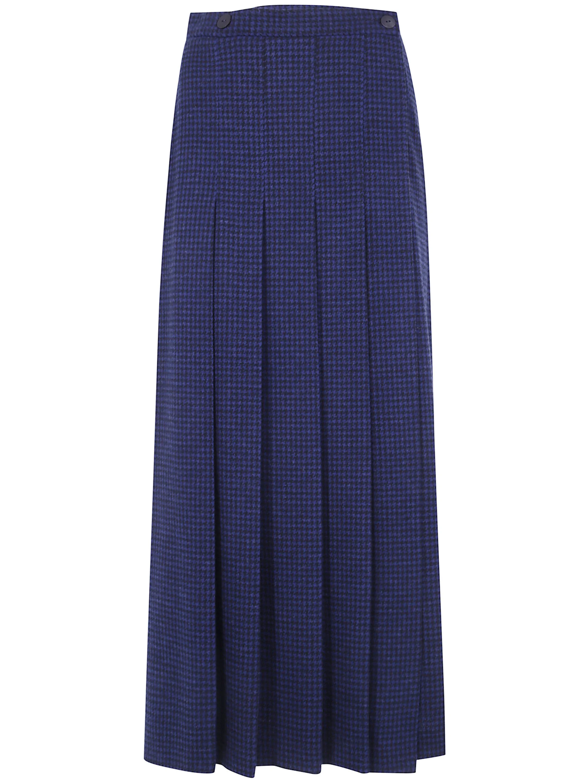 Long Pleated Skirt Ay7340mra Ra01 Dark Blue Hounds - 1